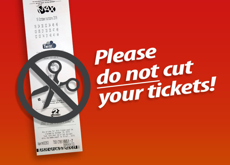 Please do not cut your tickets